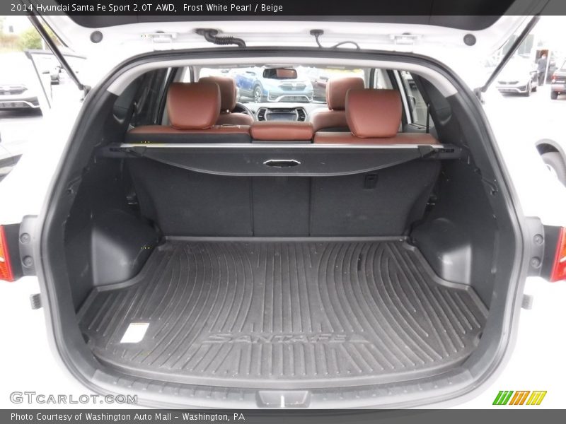  2014 Santa Fe Sport 2.0T AWD Trunk