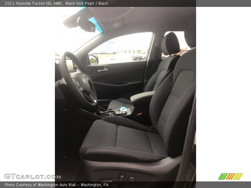 Black Noir Pearl / Black 2021 Hyundai Tucson SEL AWD