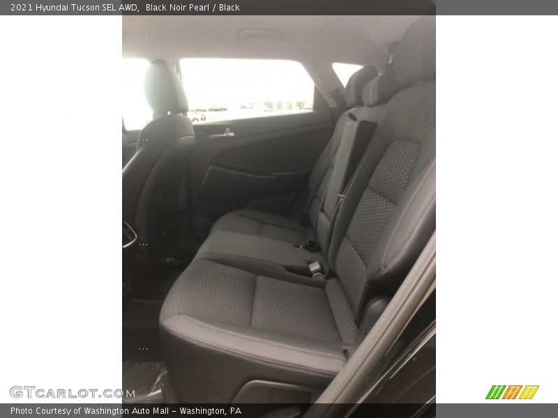 Black Noir Pearl / Black 2021 Hyundai Tucson SEL AWD
