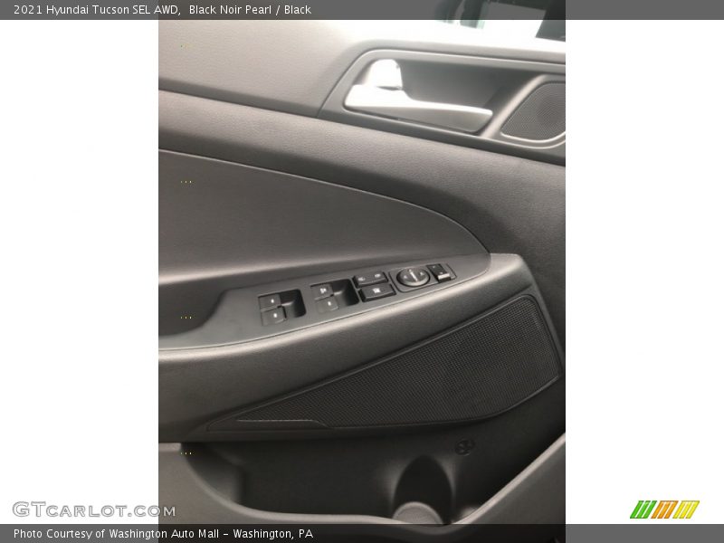 Black Noir Pearl / Black 2021 Hyundai Tucson SEL AWD