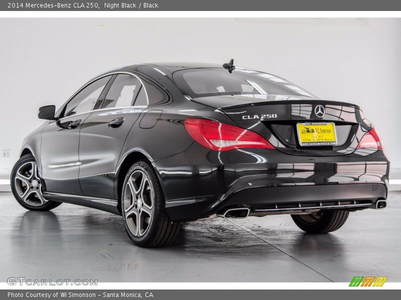 Night Black / Black 2014 Mercedes-Benz CLA 250