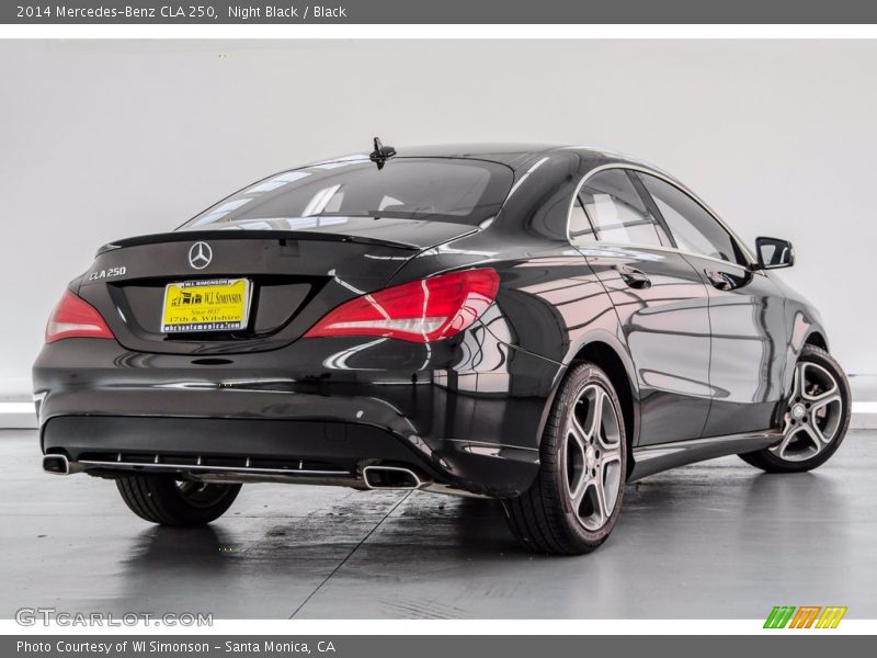 Night Black / Black 2014 Mercedes-Benz CLA 250