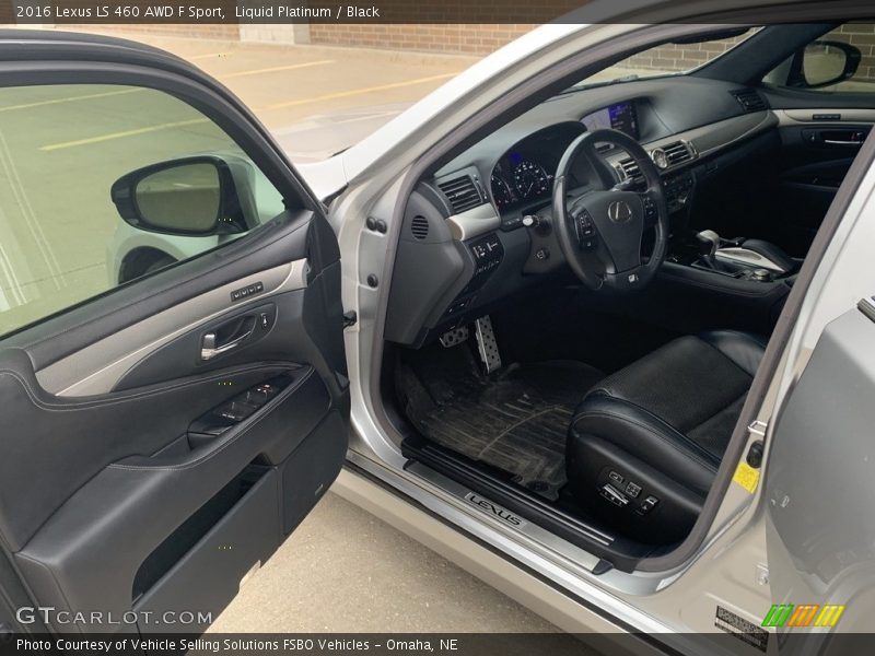 Front Seat of 2016 LS 460 AWD F Sport