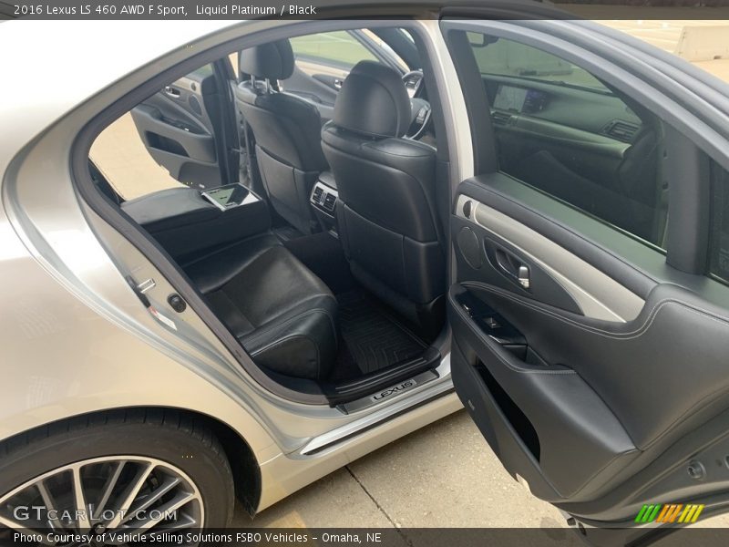 Rear Seat of 2016 LS 460 AWD F Sport