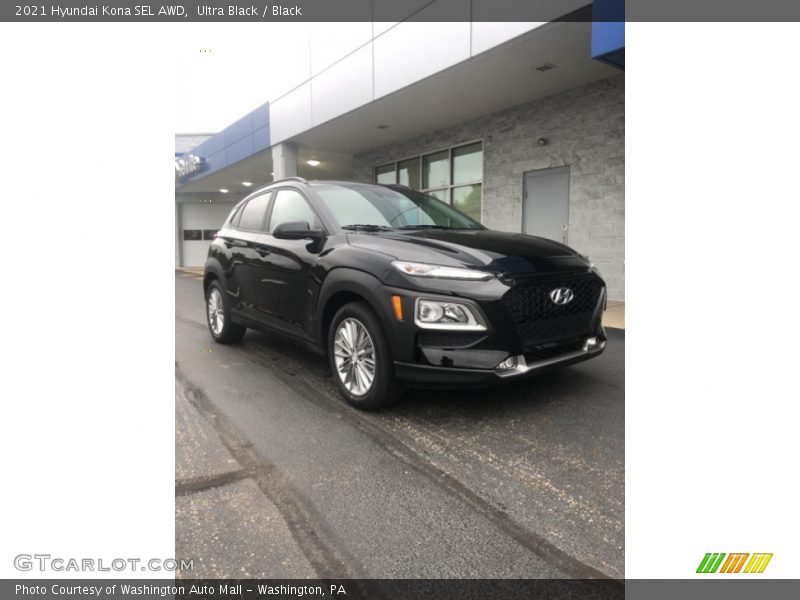 Ultra Black / Black 2021 Hyundai Kona SEL AWD