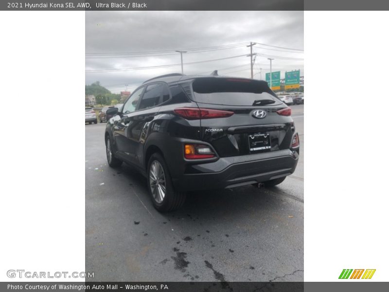 Ultra Black / Black 2021 Hyundai Kona SEL AWD
