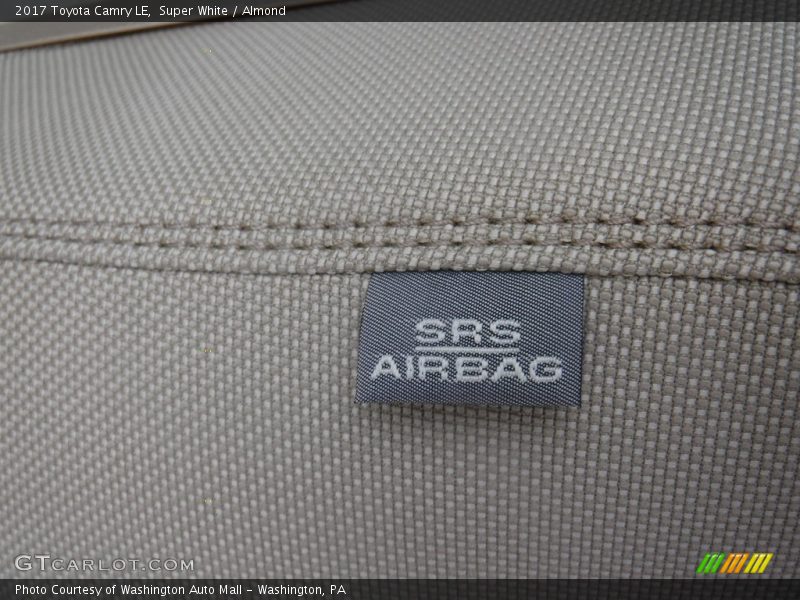 Super White / Almond 2017 Toyota Camry LE