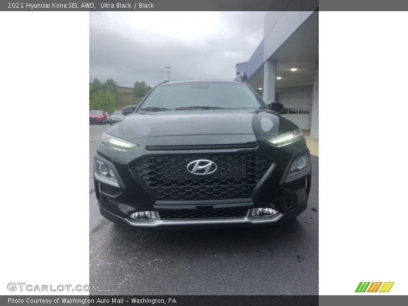 Ultra Black / Black 2021 Hyundai Kona SEL AWD