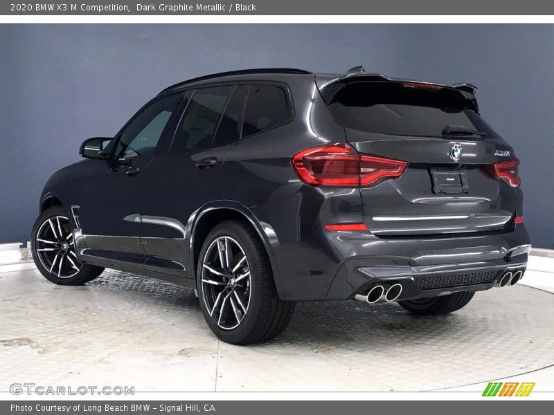 Dark Graphite Metallic / Black 2020 BMW X3 M Competition