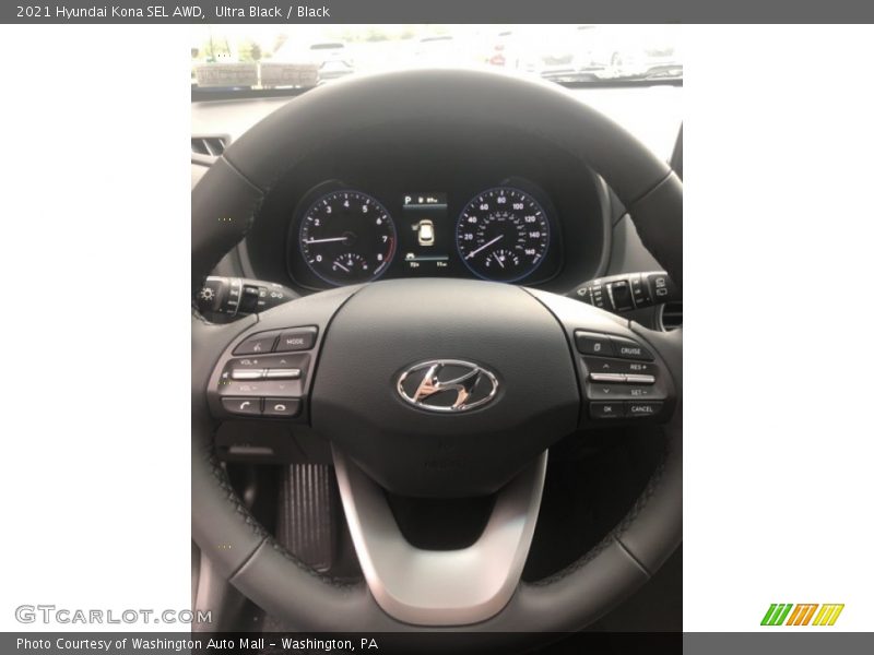 Ultra Black / Black 2021 Hyundai Kona SEL AWD