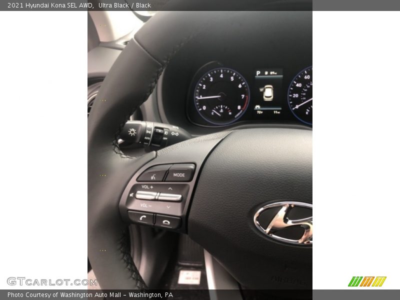 Ultra Black / Black 2021 Hyundai Kona SEL AWD