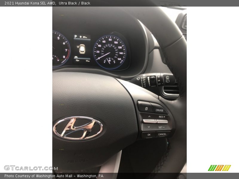 Ultra Black / Black 2021 Hyundai Kona SEL AWD
