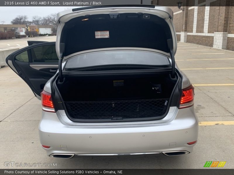 Liquid Platinum / Black 2016 Lexus LS 460 AWD F Sport