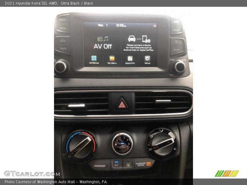 Ultra Black / Black 2021 Hyundai Kona SEL AWD