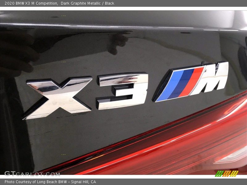 Dark Graphite Metallic / Black 2020 BMW X3 M Competition