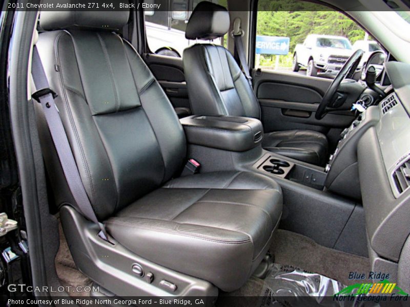  2011 Avalanche Z71 4x4 Ebony Interior