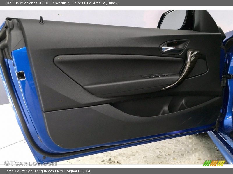 Estoril Blue Metallic / Black 2020 BMW 2 Series M240i Convertible