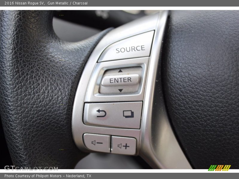 Gun Metallic / Charcoal 2016 Nissan Rogue SV