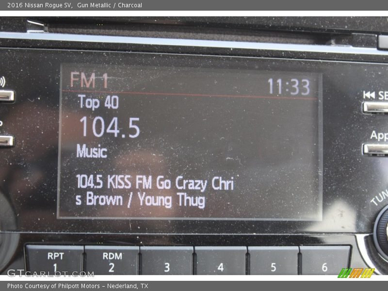 Gun Metallic / Charcoal 2016 Nissan Rogue SV