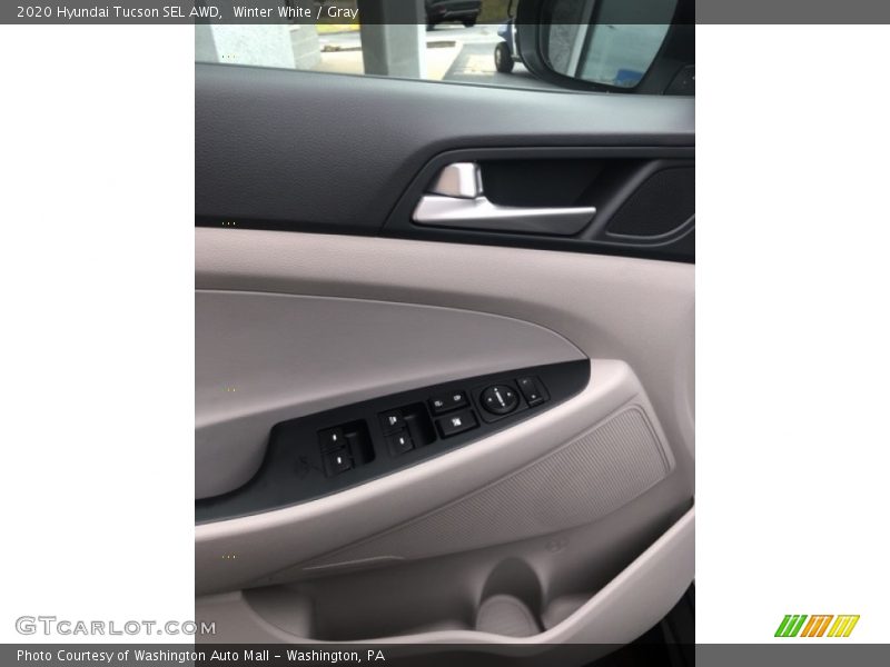 Winter White / Gray 2020 Hyundai Tucson SEL AWD