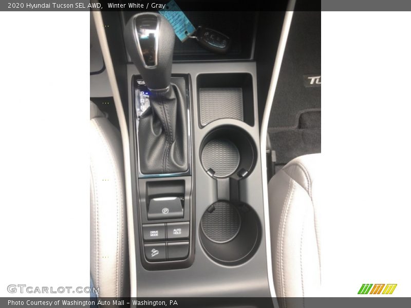 Winter White / Gray 2020 Hyundai Tucson SEL AWD
