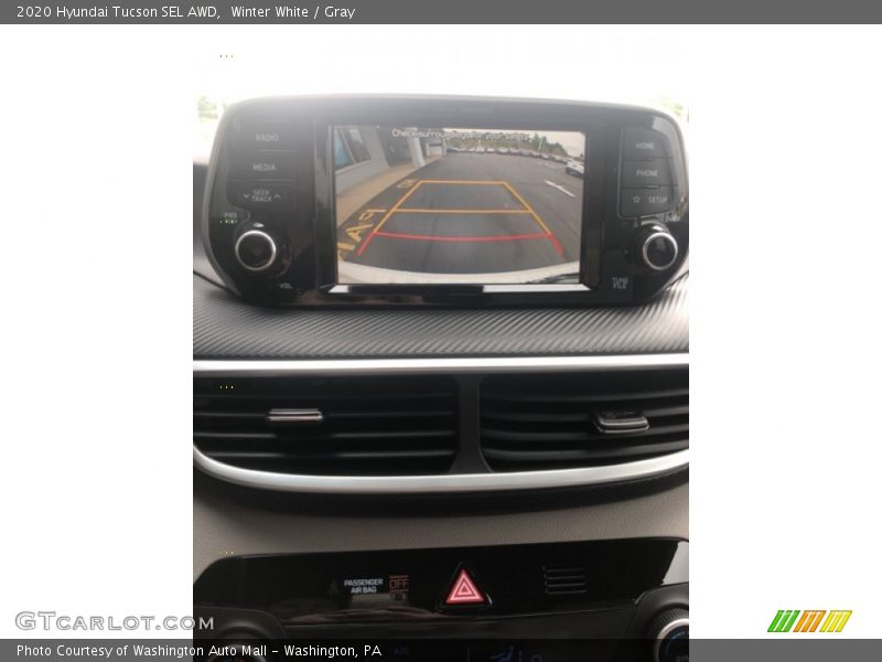 Winter White / Gray 2020 Hyundai Tucson SEL AWD