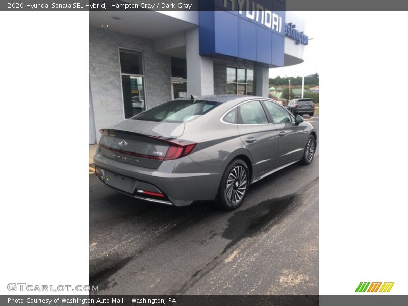Hampton Gray / Dark Gray 2020 Hyundai Sonata SEL Hybrid