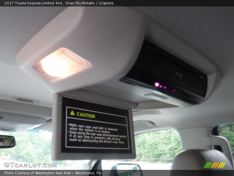 Silver Sky Metallic / Graphite 2017 Toyota Sequoia Limited 4x4