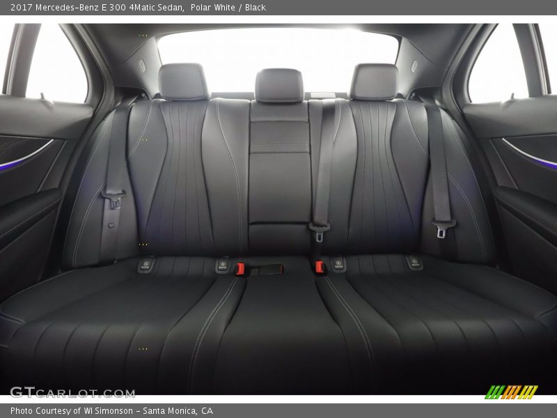 Rear Seat of 2017 E 300 4Matic Sedan