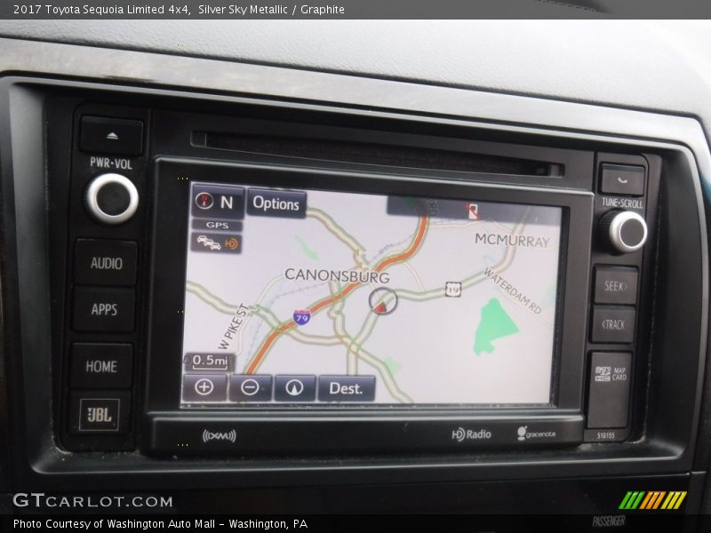 Silver Sky Metallic / Graphite 2017 Toyota Sequoia Limited 4x4