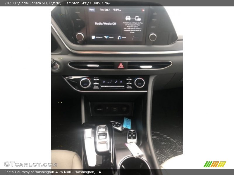 Hampton Gray / Dark Gray 2020 Hyundai Sonata SEL Hybrid