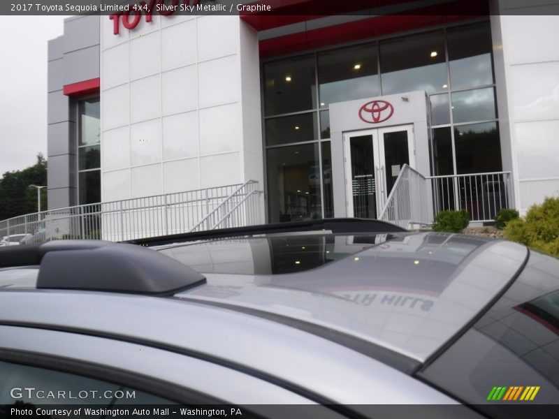 Silver Sky Metallic / Graphite 2017 Toyota Sequoia Limited 4x4