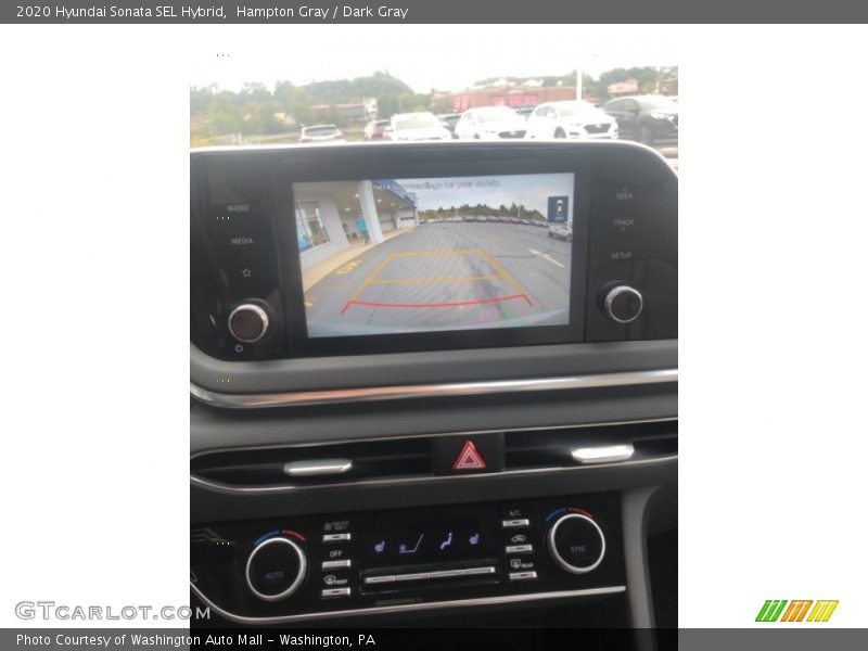 Hampton Gray / Dark Gray 2020 Hyundai Sonata SEL Hybrid