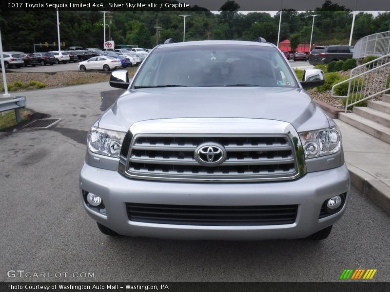 Silver Sky Metallic / Graphite 2017 Toyota Sequoia Limited 4x4