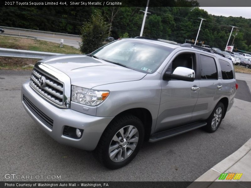 Silver Sky Metallic / Graphite 2017 Toyota Sequoia Limited 4x4