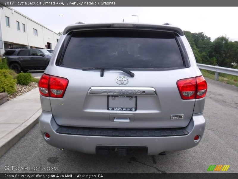 Silver Sky Metallic / Graphite 2017 Toyota Sequoia Limited 4x4