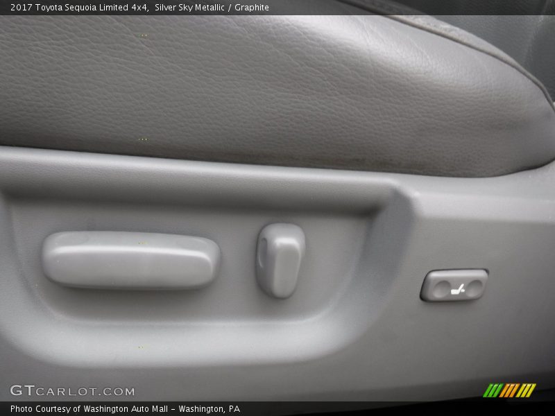 Silver Sky Metallic / Graphite 2017 Toyota Sequoia Limited 4x4