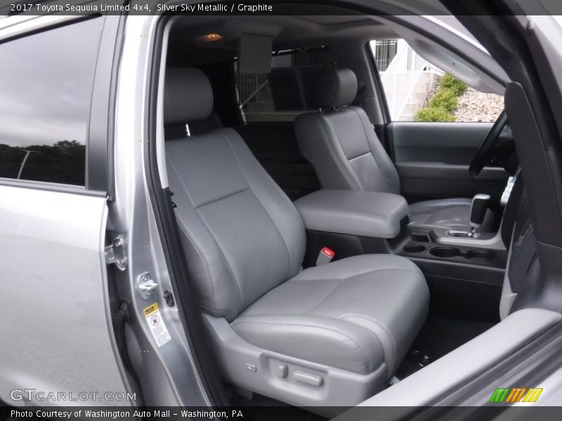 Silver Sky Metallic / Graphite 2017 Toyota Sequoia Limited 4x4