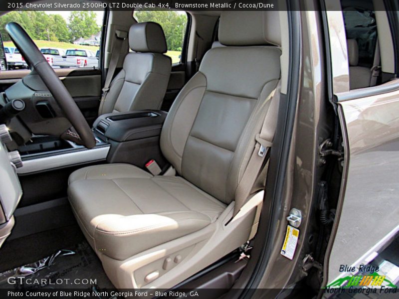Front Seat of 2015 Silverado 2500HD LTZ Double Cab 4x4