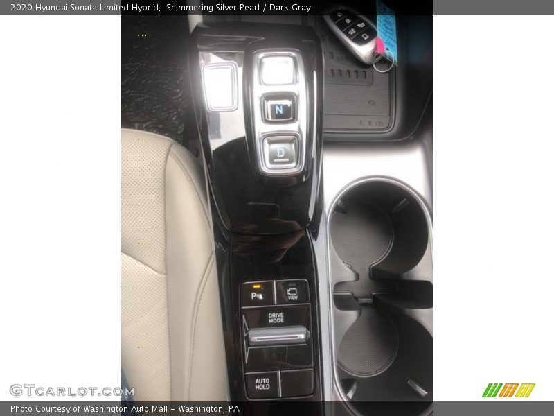 Shimmering Silver Pearl / Dark Gray 2020 Hyundai Sonata Limited Hybrid