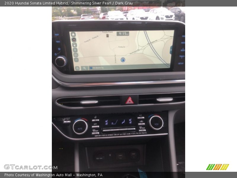 Shimmering Silver Pearl / Dark Gray 2020 Hyundai Sonata Limited Hybrid