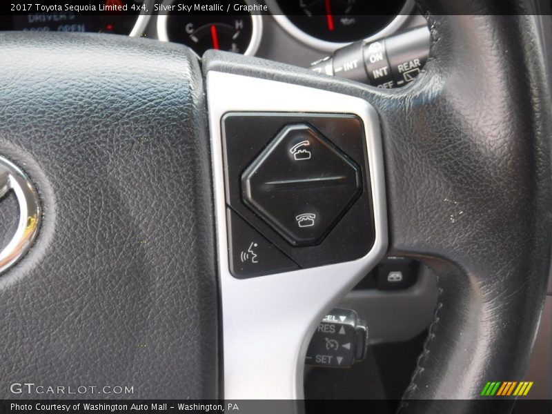 Silver Sky Metallic / Graphite 2017 Toyota Sequoia Limited 4x4