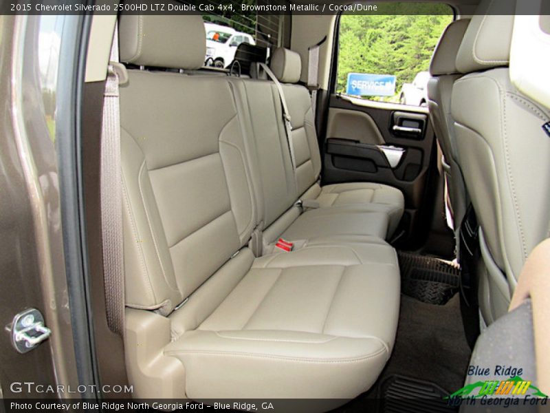 Rear Seat of 2015 Silverado 2500HD LTZ Double Cab 4x4