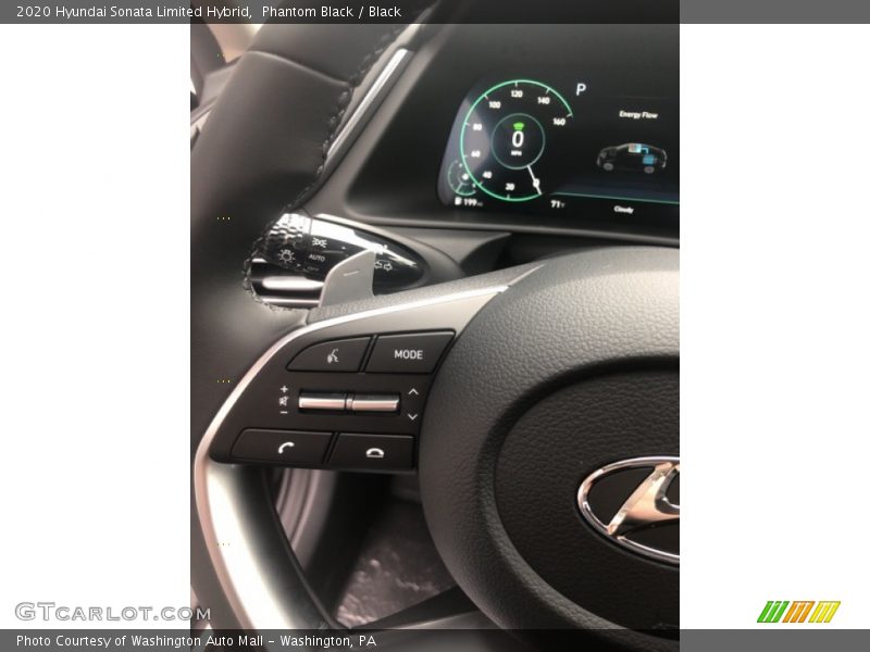 Phantom Black / Black 2020 Hyundai Sonata Limited Hybrid