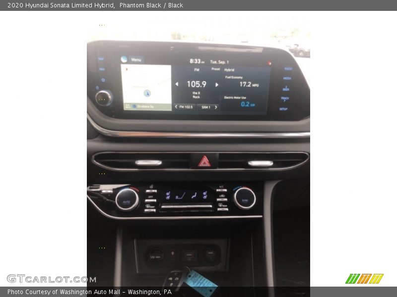 Phantom Black / Black 2020 Hyundai Sonata Limited Hybrid
