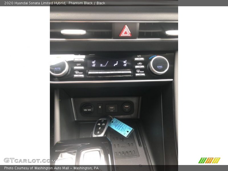Phantom Black / Black 2020 Hyundai Sonata Limited Hybrid