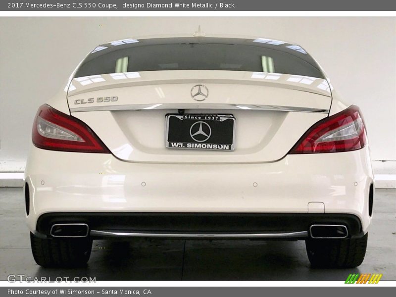 designo Diamond White Metallic / Black 2017 Mercedes-Benz CLS 550 Coupe