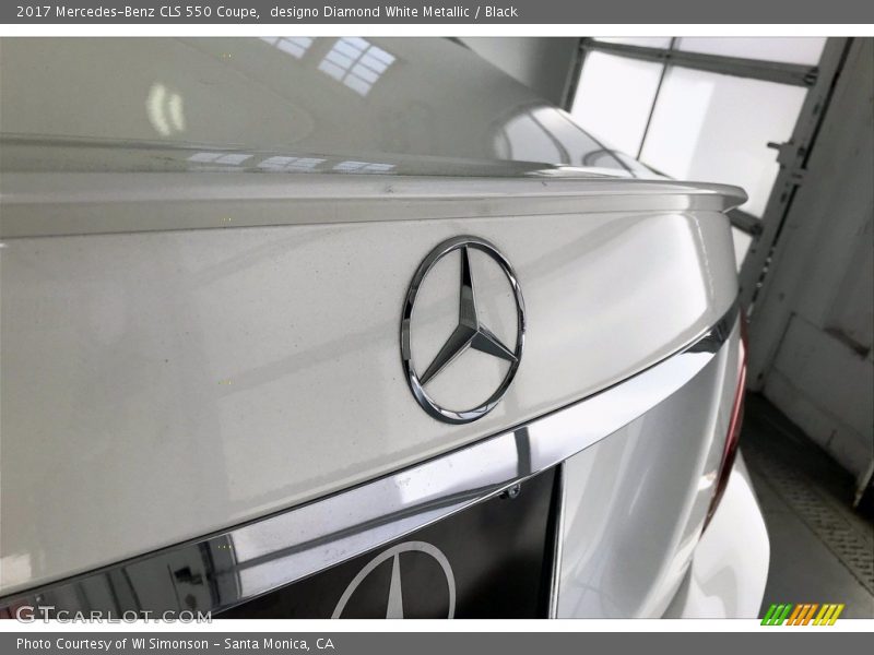 designo Diamond White Metallic / Black 2017 Mercedes-Benz CLS 550 Coupe