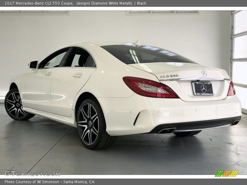 designo Diamond White Metallic / Black 2017 Mercedes-Benz CLS 550 Coupe