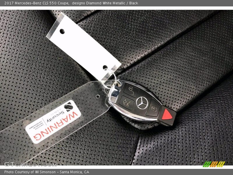 designo Diamond White Metallic / Black 2017 Mercedes-Benz CLS 550 Coupe